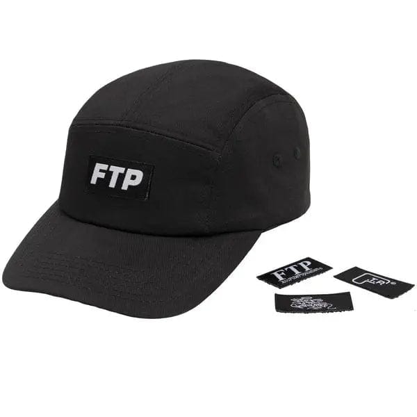 FTP Accessories FTP Velcro Logo Camp Cap Hat Black