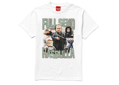 Full Send Streetwear Hasbulla Diamonds Tee White