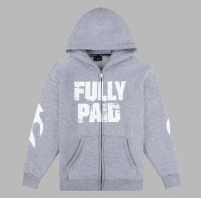 Fully Paid Streetwear Fully Paid Drift Zip Up Jacket Grey