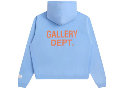 Gallery Dept. streetwear Gallery Dept. 90's GD Logo Hoodie Baby Blue