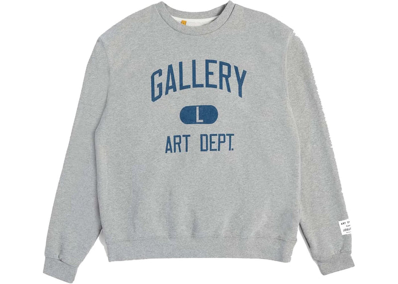 Gallery Dept. streetwear Gallery Dept. Art Dept Crew Neck Sweatshirt Heather Grey