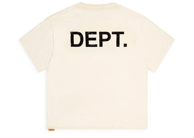 Gallery Dept. Streetwear Gallery Dept. Gym Printed Cotton Tee Cream