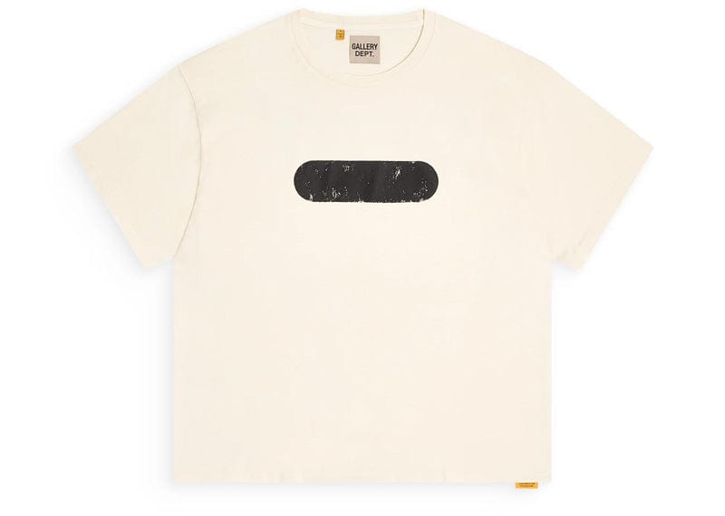Gallery Dept. Streetwear Gallery Dept. Gym Printed Cotton Tee Cream