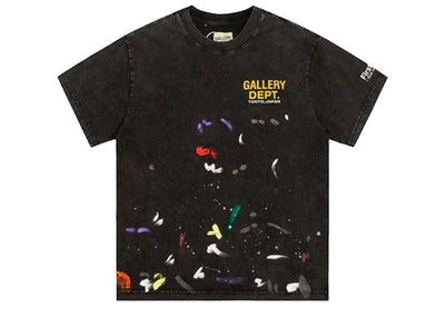 Gallery Dept. Streetwear Gallery Dept. T-shirt Tokyo Exclusive Anniversary Painted Black