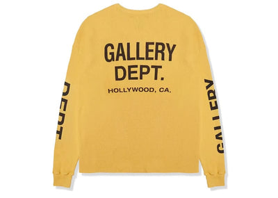 Gallery Dept. streetwear Gallery Dept. Thermal L/S T-Shirt Yellow
