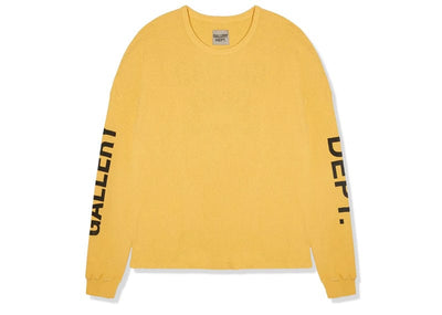 Gallery Dept. streetwear Gallery Dept. Thermal L/S T-Shirt Yellow