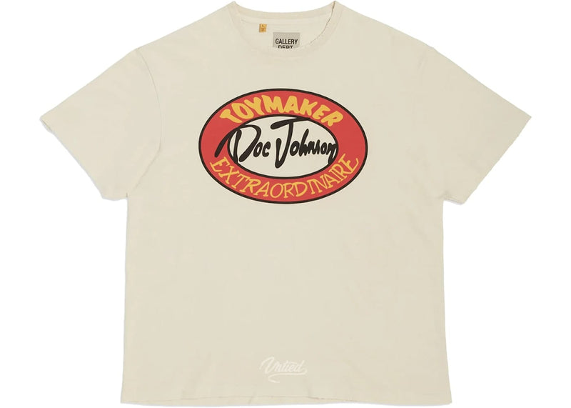 Gallery Dept. streetwear Gallery Dept. Toymaker Doc Johnson Tee Antique White/Cream