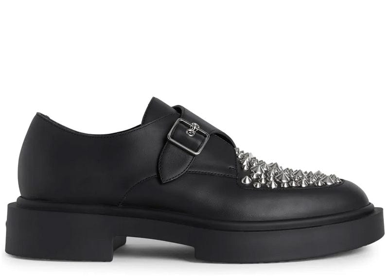 Giuseppe Zanotti Sneakers Giuseppe Zanotti Adric Studded Leather Loafer Black