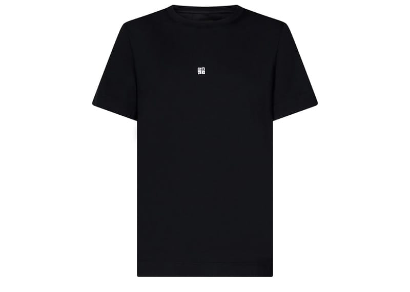 Givenchy 4G-Embroidered Cotton T-shirt Black – Court Order