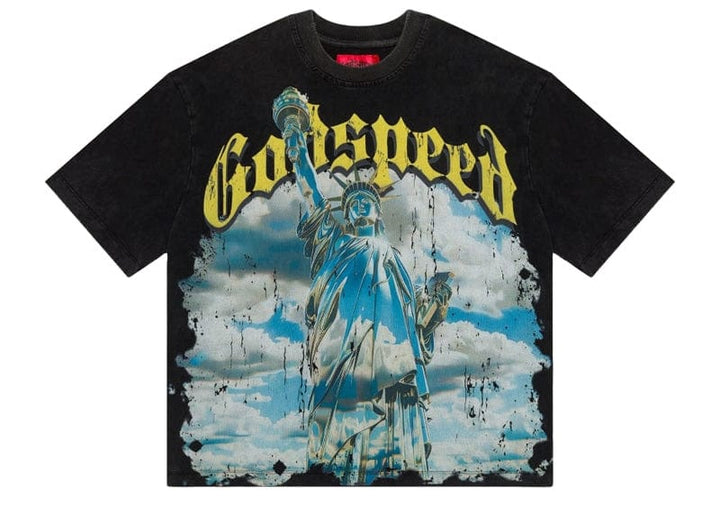 God Speed Shirt GODSPEED NEW YORK T-Shirt (Black/Blue)