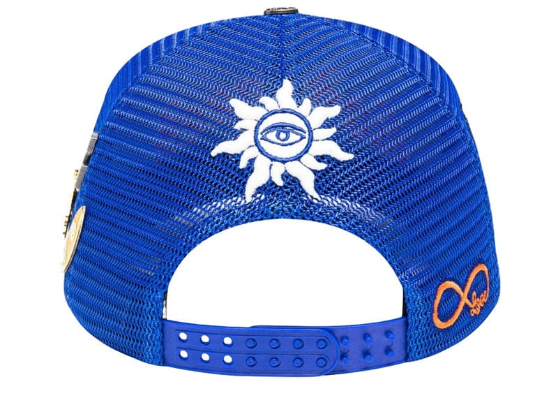 Godspeed Accessories Godspeed Forever Trucker Hat Blue Orange