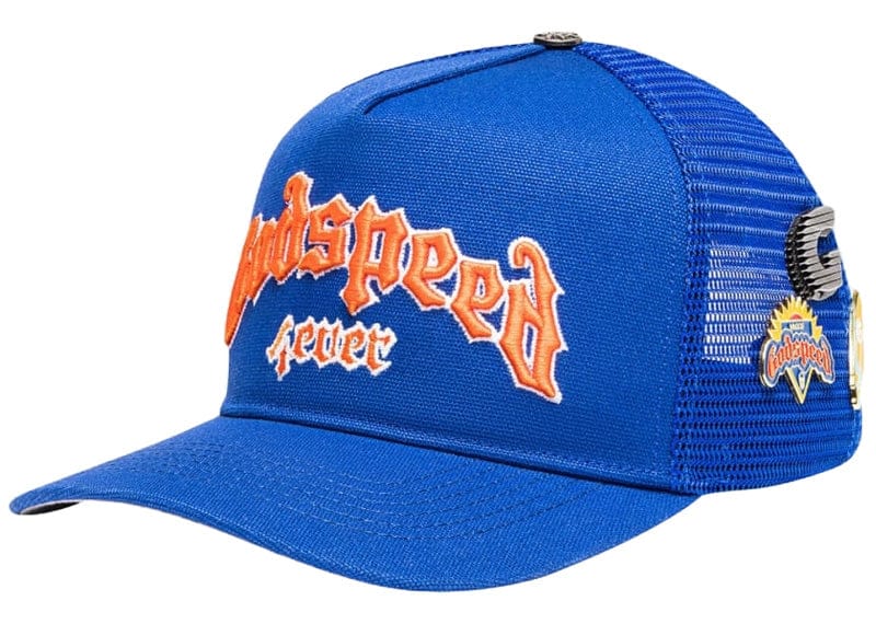 Godspeed Accessories Godspeed Forever Trucker Hat Blue Orange