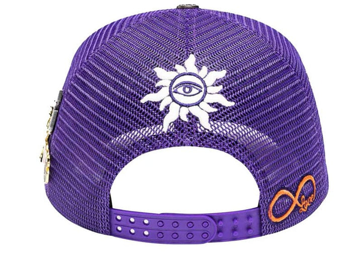 Godspeed Forever Trucker Hat Purple Green – Court Order