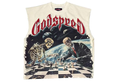 Godspeed New York Streetwear Godspeed Checkmate Sleeveless Bone