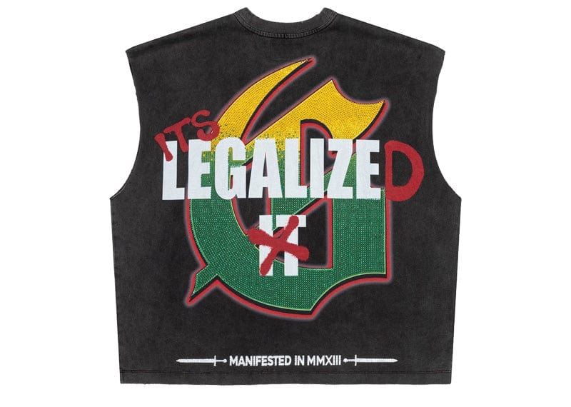Godspeed New York Streetwear Godspeed Indoor VVS Sleeveless Grey Wash