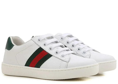 Gucci Sneakers Gucci Ace Leather Sneaker White Green Red (Women's)