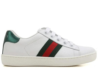 Gucci Sneakers Gucci Ace Leather Sneaker White Green Red (Women's)