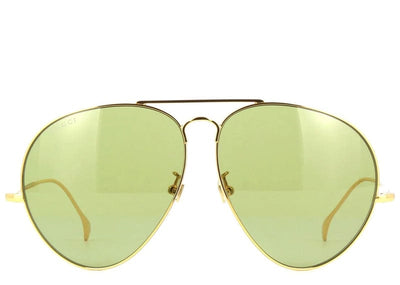 Gucci handbags Gucci Aviator Sunglasses Gold/Gold/Green GG1481S-30014511-001(No Box)