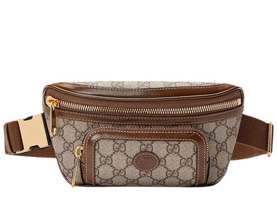 Gucci handbags Gucci Belt Bag with Interlocking G Beige/Ebony