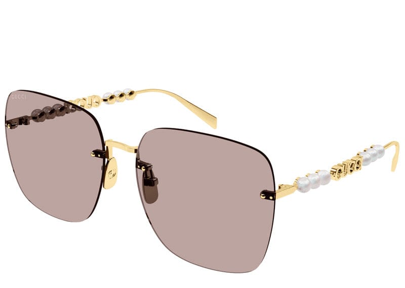 Gucci Accessories Gucci Fashion Show Perle Pearl Detail Statement Sunglasses