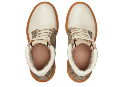 Gucci sneakers Gucci GG Ankle Boot Beige White (Women's)