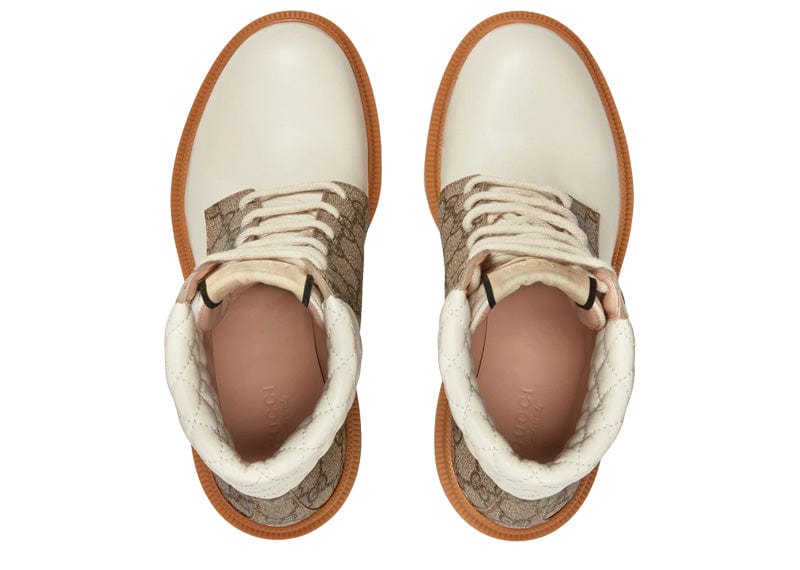 Gucci sneakers Gucci GG Ankle Boot Beige White (Women&