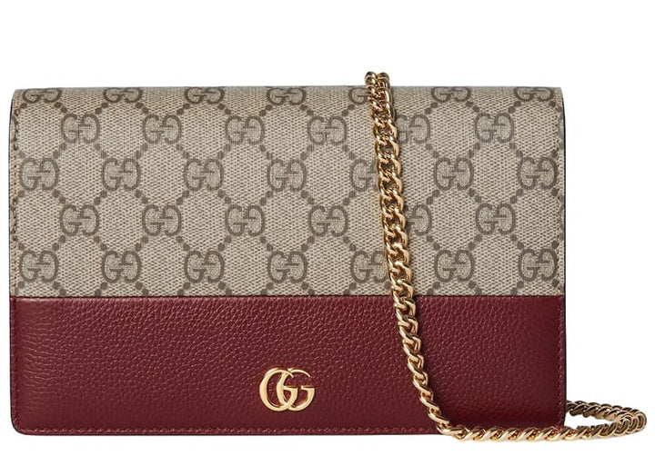 GUCCI バッグ Gucci GG Marmont Petite Leather Wallet On Chain – Court Order