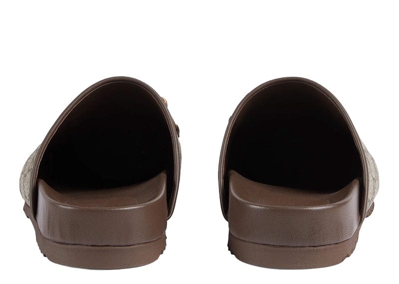 Gucci Sneakers Gucci GG Supreme Horsebit Mules Beige