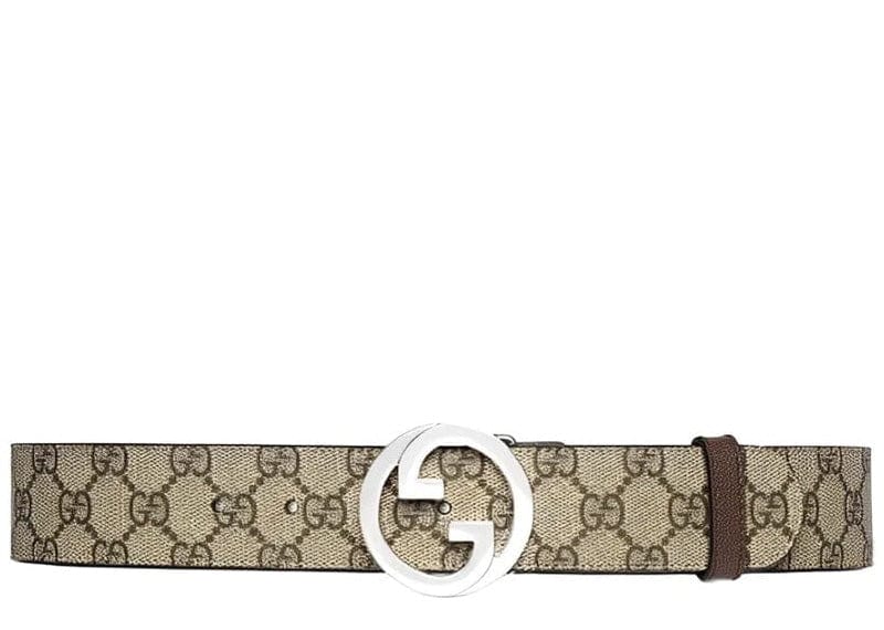 Gucci Accessories Gucci GG Supreme Two Tone Beige Belt 80/32