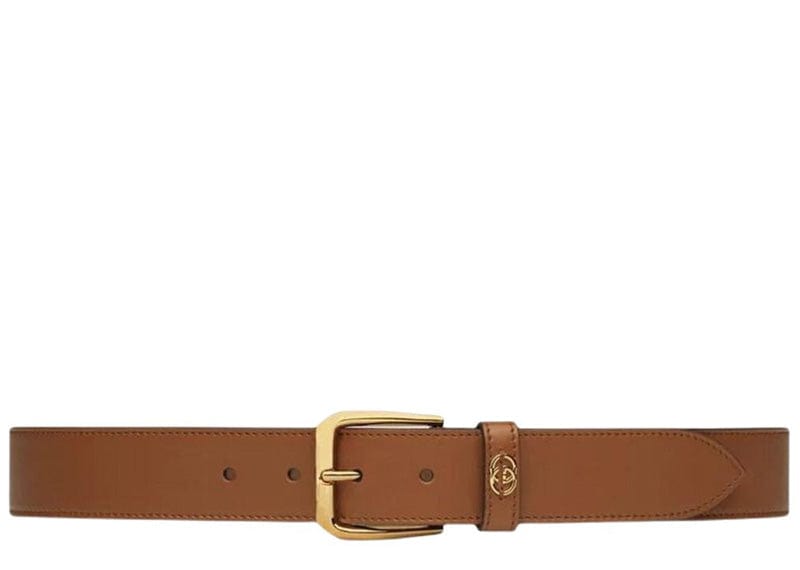 Gucci Accessories Gucci Interlocking G Detail Belt Brown 120/48
