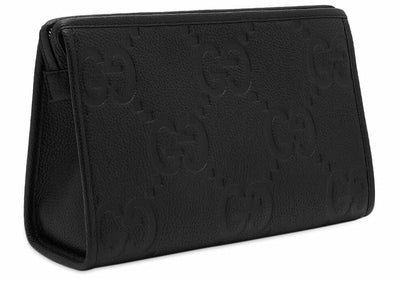 Gucci Accessories Gucci Jumbo GG Logo Pouch Black