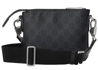 Gucci Accessories Gucci Messenger Bag Black Interlocking G