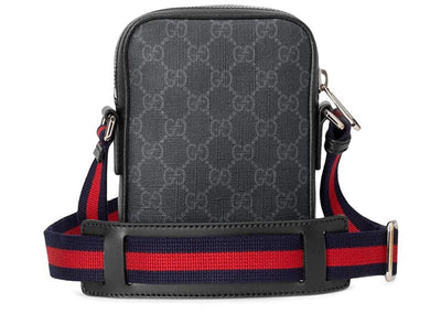 Gucci Accessories Gucci Messenger GG Supreme Blue/Red Web Small Black