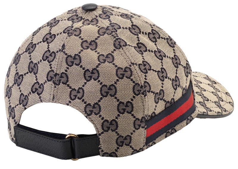 Gucci streetwear Gucci Original GG Canvas Baseball Hat with Web Beige/Blue