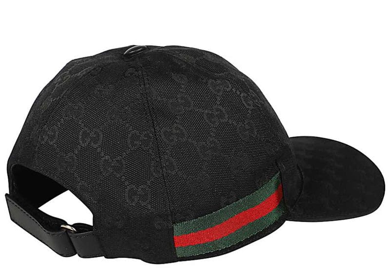 Gucci handbags Gucci Original GG Canvas Baseball Hat with Web Black
