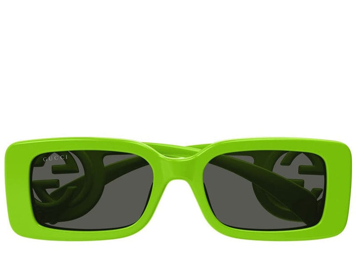 Gucci Rectangle Frame Sunglasses Green/Black (GG1325S-009-54
