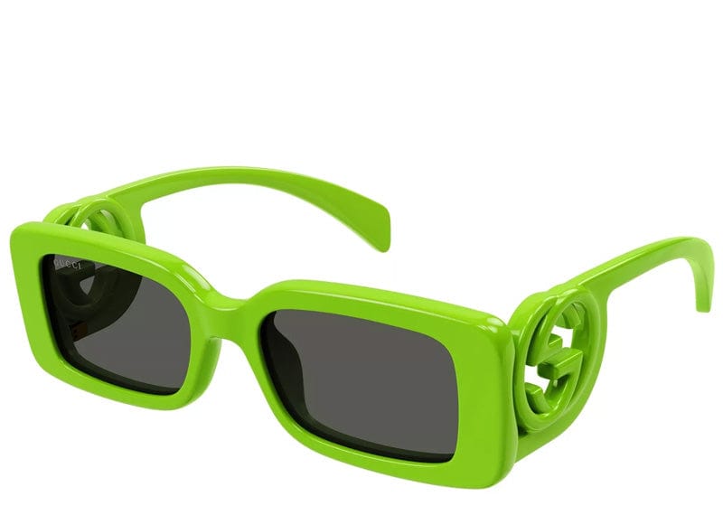 Gucci Rectangle Frame Sunglasses Green/Black (GG1325S-009-54