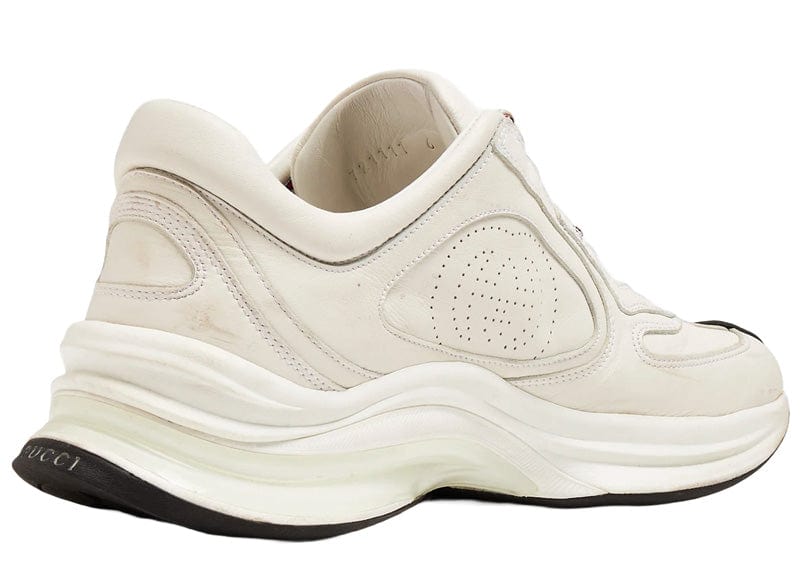 Gucci sneakers Gucci Run White Blue Red Interlocking G White Stripe Detail