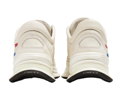 Gucci sneakers Gucci Run White Blue Red Interlocking G White Stripe Detail