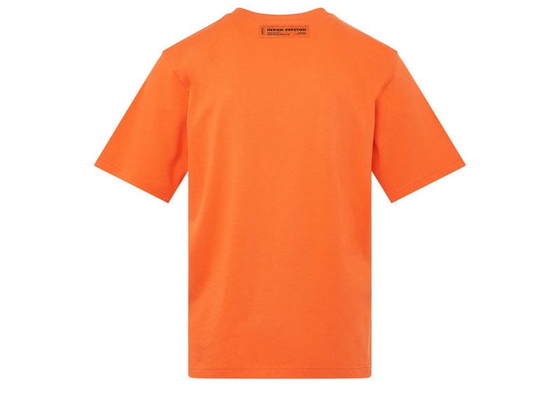 HERON PRESTON Streetwear Heron Preston HPNY logo-embroidered T-shirt Orange