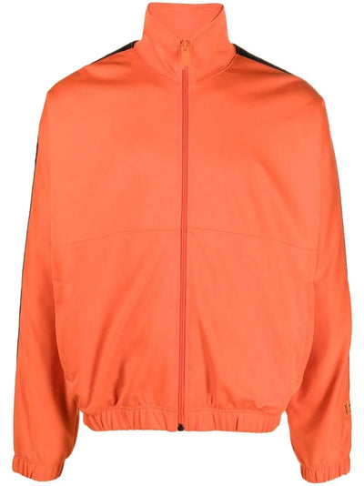 Heron Preston Streetwear Heron Preston Logo Tape Zip-Up Track Jacket Orange
