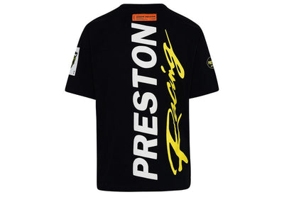 HERON PRESTON Streetwear Heron Preston Racing Print Cotton Jersey T-shirt Black