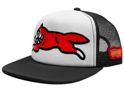 ice cream Streetwear Ice Cream Black Running Dog ‘Cream’ Trucker cap