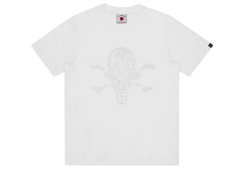 IceCream Streetwear IceCream Rhinestone Cones & Bones Tee White