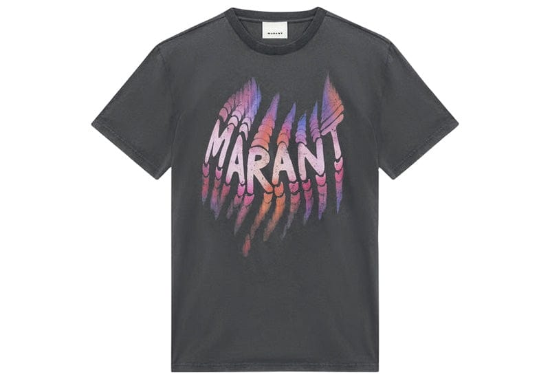 Isabel Marant Streetwear Isabel Marant Hugo Logo Faded T-Shirt Black