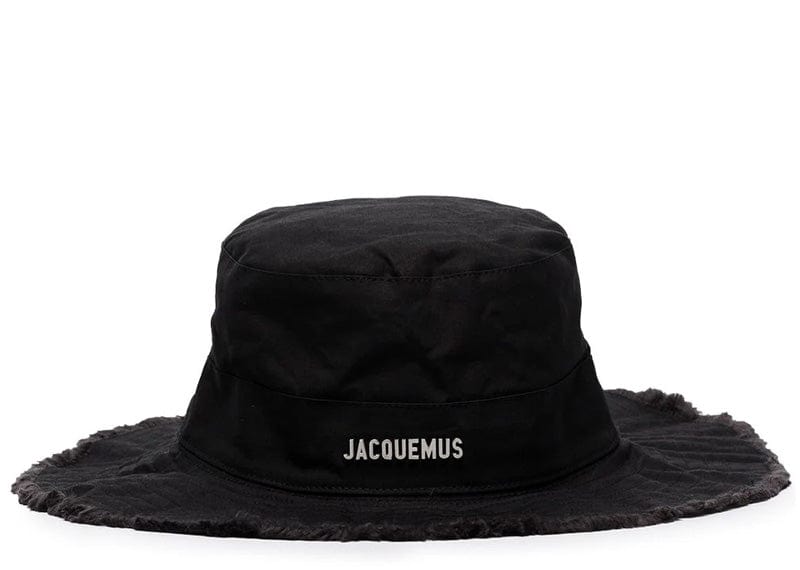 Jacquemus streetwear Jacquemus Le Bob Artichaut Large Brim Bucket Hat Black