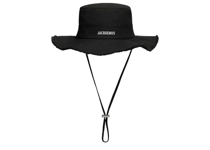 Jacquemus streetwear Jacquemus Le Bob Artichaut Large Brim Bucket Hat Black