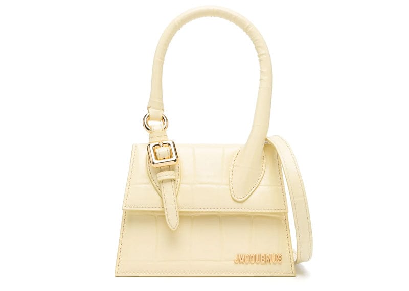 Jacquemus Accessories Jacquemus Le Chiquito Moyen Boucle Tote Bag Yellow