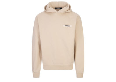 Jacquemus Streetwear Jacquemus Le Hoodie Gros Grain Beige