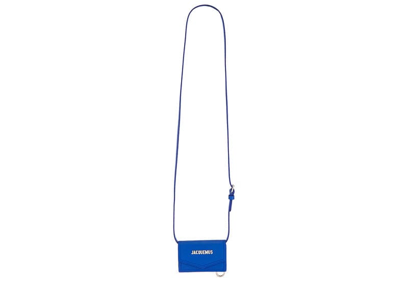 Jacquemus Le Porte Azur Blue Strapped Pouch – Court Order